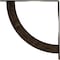 Ekena Millwork Bulwark Steel Bracket, Antiqued Pale Gold 2"W x 20"D x 20"H BKTM02X20X20BUAPG - alternate 3